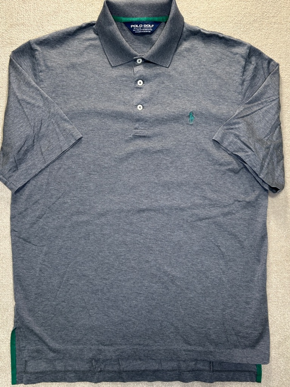 Vintage Polo Golf by Ralph Lauren 100% Pima Cotton Made in Peru